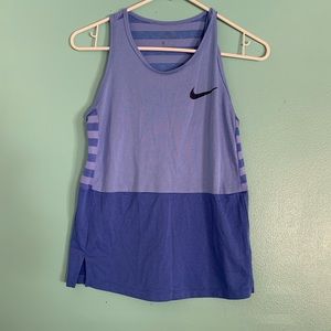 Nike stripe muscle tank